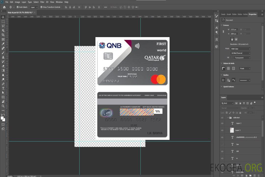 Qatar QNB Bank Qatar Airways Mastercard co-marquée template Qatar QNB Bank Qatar Airways Mastercard co-marquée template